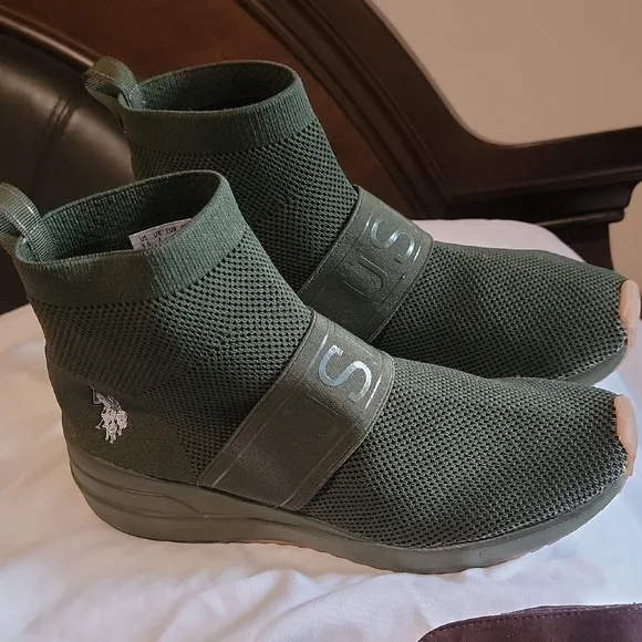 Polo by Ralph Lauren Green Ankle Boots - Picture 3 of 13
